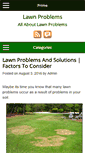 Mobile Screenshot of lawnproblems.net