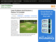 Tablet Screenshot of lawnproblems.net